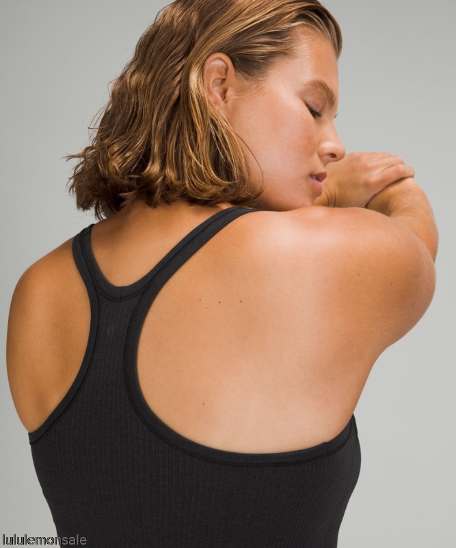 Lululemon Damen DELULU529 | Lululemon Deutschland Schwarzes Tanktop Von Ebb To Street
